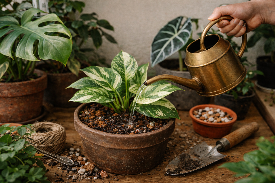 Comment bien arroser ses plantes d’intérieur (et éviter les erreurs les plus fréquentes)